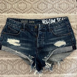 Volcom jean shorts